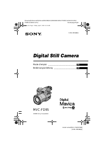 Mode d’emploi Sony MVC-FD95 Appareil photo numérique