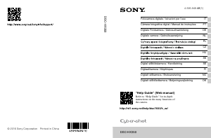 Instrukcja Sony Cyber-shot DSC-HX350 Aparat cyfrowy