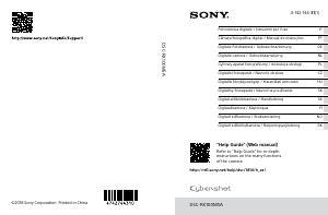 Handleiding Sony Cyber-shot DSC-RX100M5A Digitale camera