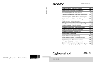 Handleiding Sony Cyber-shot DSC-H100 Digitale camera