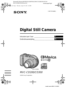 Handleiding Sony MVC-CD200 Digitale camera