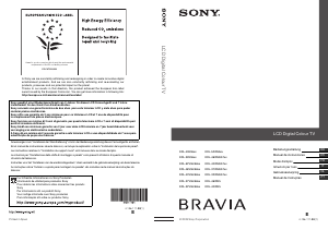 Manual de uso Sony Bravia KDL-37W5740 Televisor de LCD
