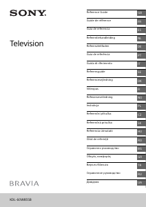 Manual Sony Bravia KDL-60W855B Televizor LCD