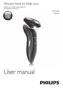 Manual de uso Philips RQ1141 SensoTouch Afeitadora