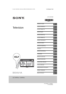 Bruksanvisning Sony Bravia KD-70XF8305 LCD TV