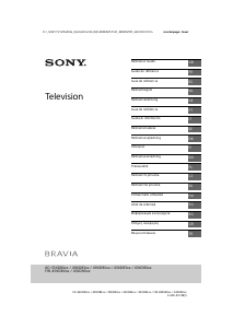 Handleiding Sony Bravia KD-43XD8099 LCD televisie