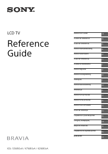 Manual Sony Bravia KDL-42W802A Televisor LCD