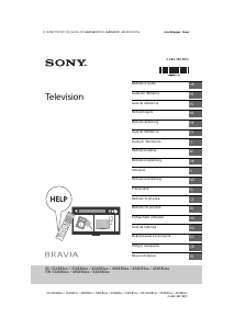 Manual Sony Bravia KD-49XE8005 LCD Television