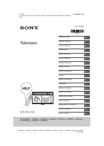 Manuale Sony Bravia KD-65XF8588 LCD televisore