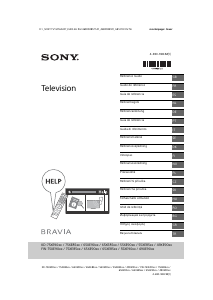 Manual Sony Bravia KD-65XE8596 LCD Television