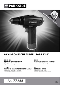 Manuale Parkside PABS 12 A1 Trapano avvitatore