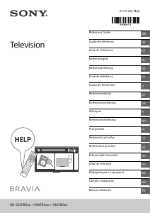 Käyttöohje Sony Bravia KD-49XF8096 Nestekidetelevisio