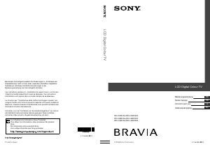 Handleiding Sony Bravia KDL-40W4720 LCD televisie