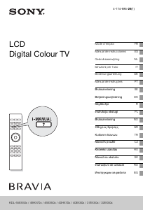 Manual Sony Bravia KDL-40HX701 Televisor LCD
