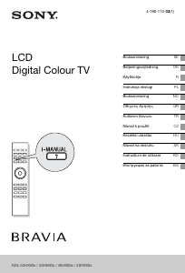 Bruksanvisning Sony Bravia KDL-46HX800 LCD TV