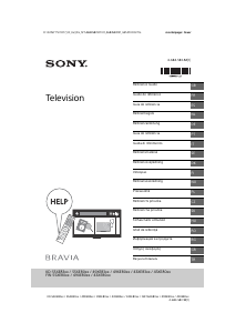 Manuale Sony Bravia KD-43XE8099 LCD televisore