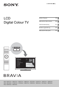 Manual Sony Bravia KDL-37EX723 Televisor LCD