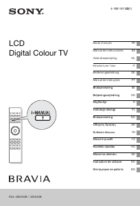 Manuale Sony Bravia KDL-32EX40B LCD televisore