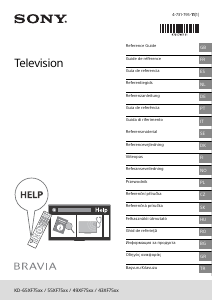 Käyttöohje Sony Bravia KD-43XF7596 Nestekidetelevisio