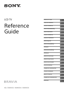 Manual de uso Sony Bravia KDL-55W905A Televisor de LCD