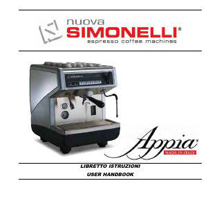 Mode d’emploi Nuova Simonelli Appia 1 Group S Machine à expresso