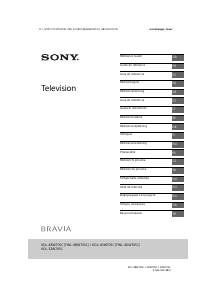 Manuale Sony Bravia KDL-48W705C LCD televisore