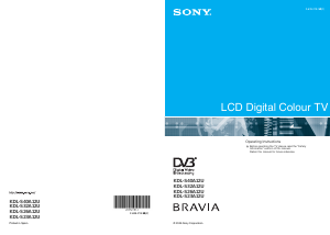 Handleiding Sony Bravia KDL-S40A12U LCD televisie
