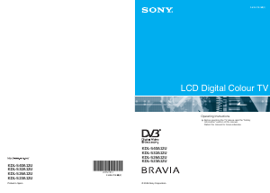 Bruksanvisning Sony Bravia KDL-S40A12U LCD TV