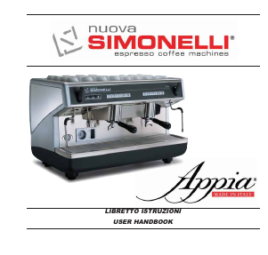 Manual Nuova Simonelli Appia S Espresso Machine