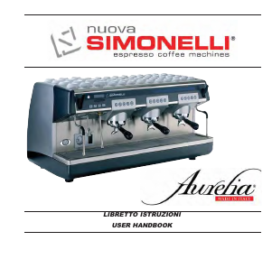 Manual Nuova Simonelli Aurelia V Espresso Machine