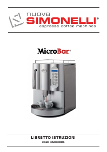 Bedienungsanleitung Nuova Simonelli Microbar AD Espressomaschine