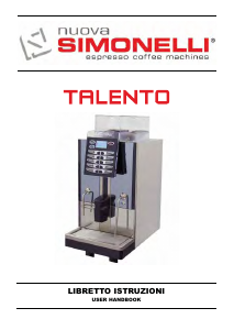 Manual Nuova Simonelli Talento One Step Espresso Machine