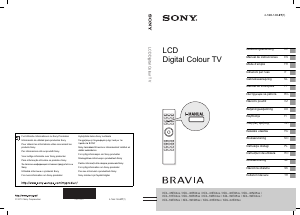 Manual de uso Sony Bravia KDL-40EX600 Televisor de LCD