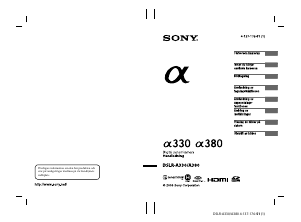 Bruksanvisning Sony Alpha DSLR-A330Y Digitalkamera