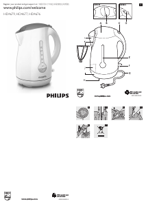 Manual Philips HD4679 Kettle