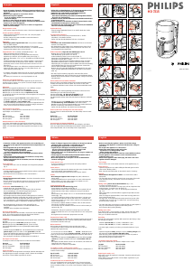 Manuale Philips HD7215 Macchina da caffè