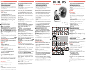 Manual de uso Philips HD7600 Máquina de café