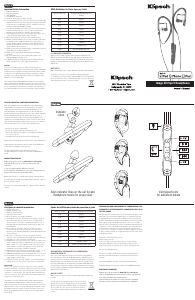 Manual de uso Klipsch A5i Auriculares