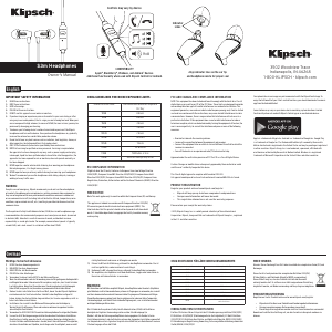 Manual de uso Klipsch S3m Auriculares