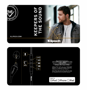 Manual de uso Klipsch X7i Auriculares