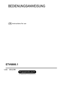 Bedienungsanleitung Küppersbusch ETV6800.1 LCD fernseher