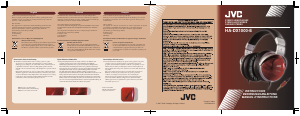 Handleiding JVC HA-DX1000-E Koptelefoon