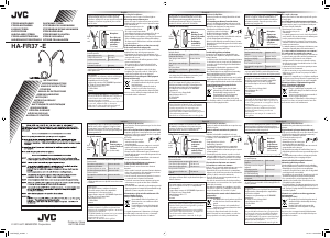 Manuale JVC HA-FR37-E Cuffie