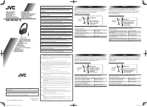 Manuale JVC HA-SR185-E Cuffie