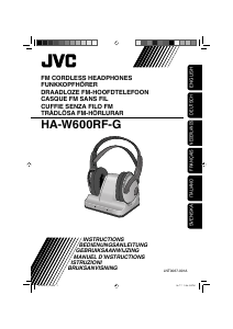 Handleiding JVC HA-W600RF-G Koptelefoon