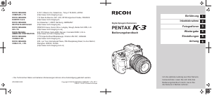 Bedienungsanleitung Pentax K-3 Digitalkamera