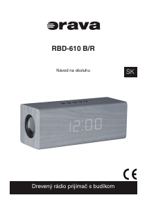 Návod Orava RBD-610 M Rádiobudík