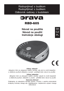 Návod Orava RBD-605 Rádiobudík