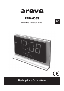 Návod Orava RBD-609S Rádiobudík