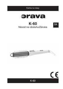 Návod Orava K-60 Kulma na vlasy